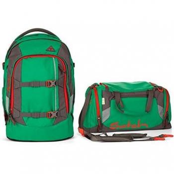 Satch Pack Green Steel Rucksack‑Kombi für die Schule