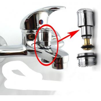 Colonne de douche avec interrupteur intégré et séparateur d'eau