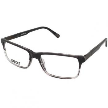 Occhiali Graduati Caterpillar CTO 3036 108 Plastica Misura M Rettangolari Nero Trasparente Adrialenti