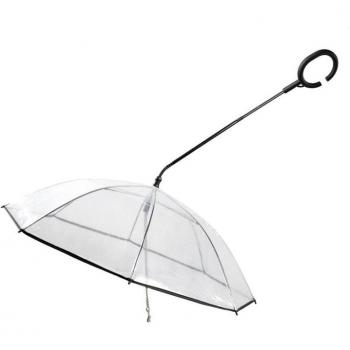 Convenient Dog Umbrella with Transparent Canopy