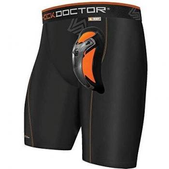 ShockDoctor Kids Tiefschutz Short UltraCarbon Flex – Schwarz, L