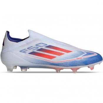 Adidas Adizero F50 Elite Vetersloos FG Vooruitgangspakket Wit Wolkenwit Solarrood Unisex Sneakers