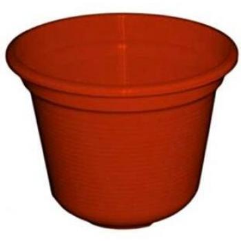 Contenitore rotondo marrone 15 cm Artema