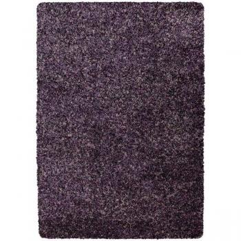 Tapis de Salon à Poils Longs Violet 80x250 cm