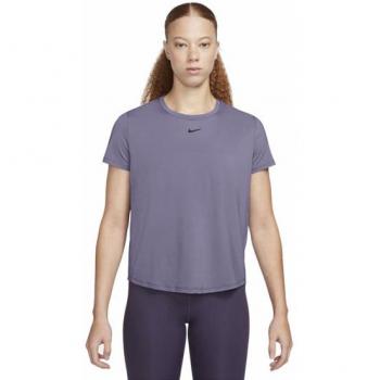 Camiseta Lila Nike One Classic Dri‑Fit Manga Corta Mujer L