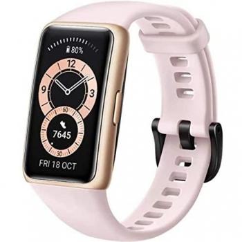 Huawei Band 6 Fitness Tracker Sakura Pink All Day SpO2 Monitoring (INC VAT)