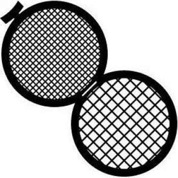 Double Folding Square Grids for TEM Applications
