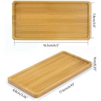 Succulent Pot Bamboo Tray