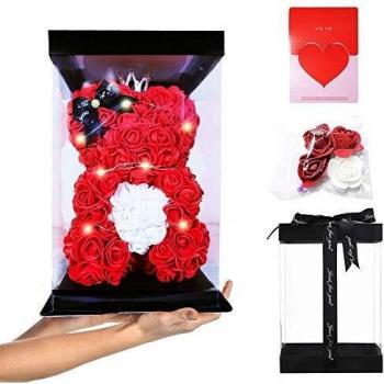 ABOUND LIFESTYLE 10 Rose Bear in Gift Box