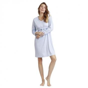 Camicia di Pigiama per Uomo Classic Blue, Lunga Manica, L