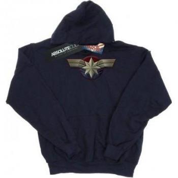 Marvel Men's Blue Captain Marvel Hoodie