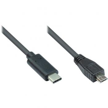 USB 3.1 C zu Micro‑B Kabel (schwarz) – 60 cm