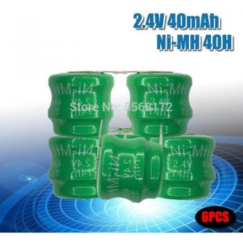 Batterie Bouton Ni-MH 2.4V 40mAh