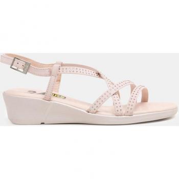 Sandalias de mujer de la marca 24HRS, modelo 26038 en color rosa