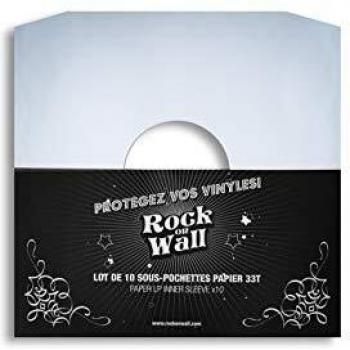 Sobres de Papel para Vinilo (Blanco, 10 Unidades)