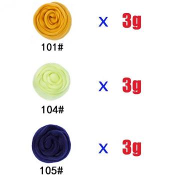 Dailylike 9g Multicolor Wool Tops for DIY Doll