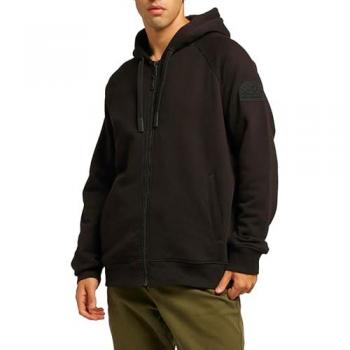 Sundek Hooded Zip‑Up Shirt, Black, M Size