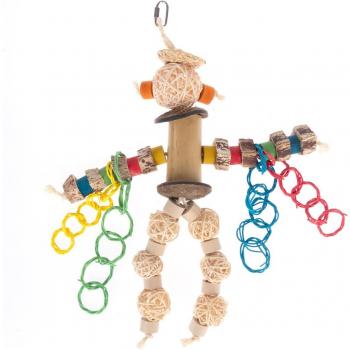 TIAKI Vogelspielzeug „Robot Man“ – 33 × 28 cm