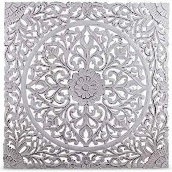 Tête de lit design Flora 140cm Bois Blanc