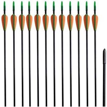 Flèche d’arc recourbée 12 pièces, 30 cm, 0,6 mm – Fibre de verre