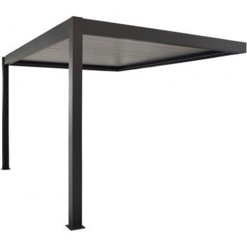 Pergola Bioclimatica Proloisirs Zephir 3x4: Addossata, Motorizzata, LED