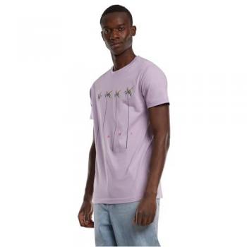 MT Uomo T-Shirt Miami Palmi Viola