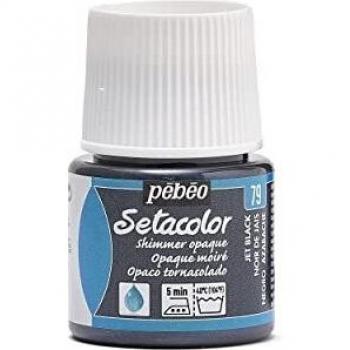 Flacon de peinture tissu noir jais 45 ML