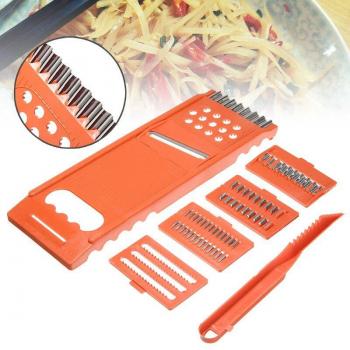 6‑In‑One Potato Slicer / Cutter / Peeler – Stainless Steel Kitchen Tool