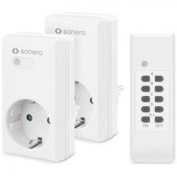 Sonero Licht-Funksteuerung, Funksteckdosen-Set S-RCS202, Indoor