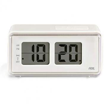 Reloj despertador con radio FM blanco