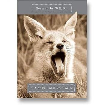 Born to Be Wild Fox Palette – Blank Card
