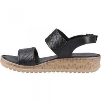 Hush Puppies Sandales Tissées Ébène