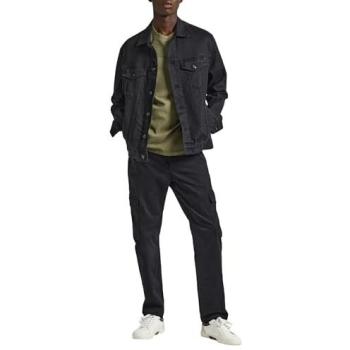 Pantalón Cargo Slim Pepe Jeans en Color Negro (33)