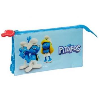 Primary Trio Tool Case – Safta Los Pitufos Blue for Kids