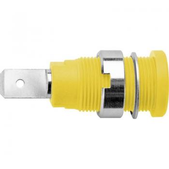 Yellow Safety Socket by Schuetzinger 1pc