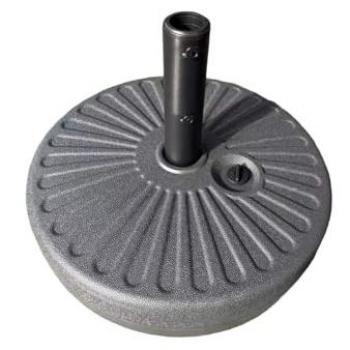 Réserve de Support Parasol Rebecca Mobili HDPE Noir 36x51x51