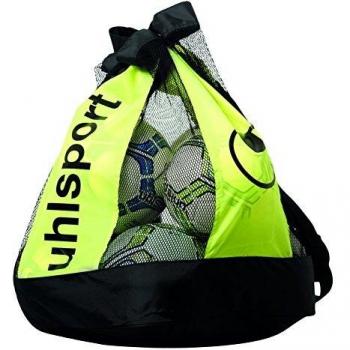 Tote noire avec détails fluo pour sac à bille Uhlsport