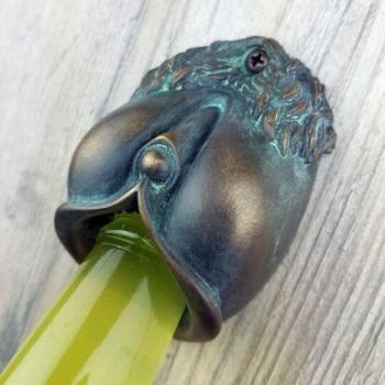 Bronze Goddess Bottle Opener Wall Mount for Seniors
