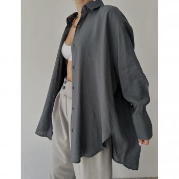 Mai Zaria Anthracite Casual Shirt XS/S