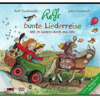 Rolfs Bunte Liederreise. Mit 24 Liedern durch das Jahr (+ 112 Seiten Bilderbuch)