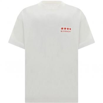 Givenchy 4G Design White T-Shirt for Men