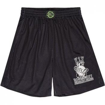 K1x Black Mesh Serpent Running Shorts