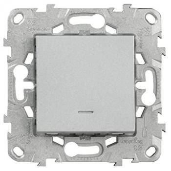 Poussoir Éclair 10 A – Aluminium – Conex‑Rapide – Unica – Schneider
