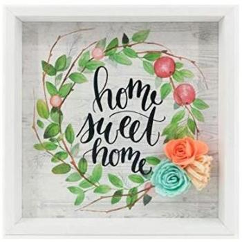 Bild Home Sweet Home Stadtpanorama (21 x 21 x 2 cm) 115773
