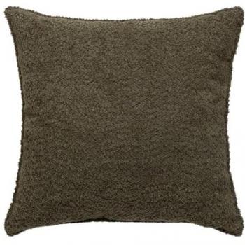 Cuscino Verde Kaki Bouclette 45x45 cm