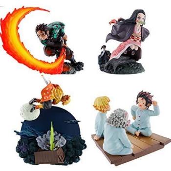 Demon Slasher Kimetsu no Yaiba Scene Collection – Petitrama 70mm PVC Full Kit MH51551