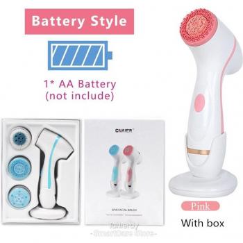 Deep Cleansing Sonic Brush with 3 Heads