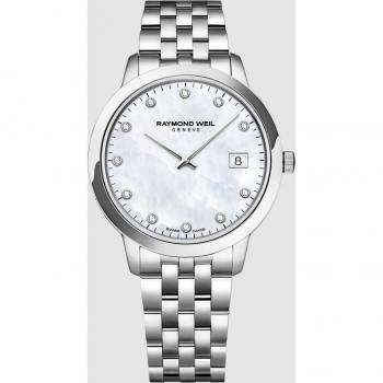 Zilveren Toccata horloge Raymond Weil voor vrouwen