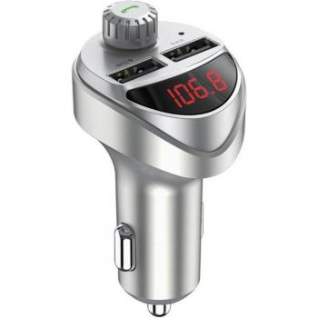 AutoCharge 10W: USB 3.4A, FM, Bluetooth y Reproductor MP3