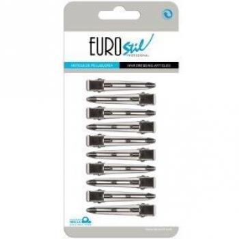 Eurostil Medium Metal Hair Tweezers 10 Pack